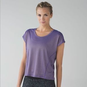 Lululemon Sweaty or Not Crop Tee
